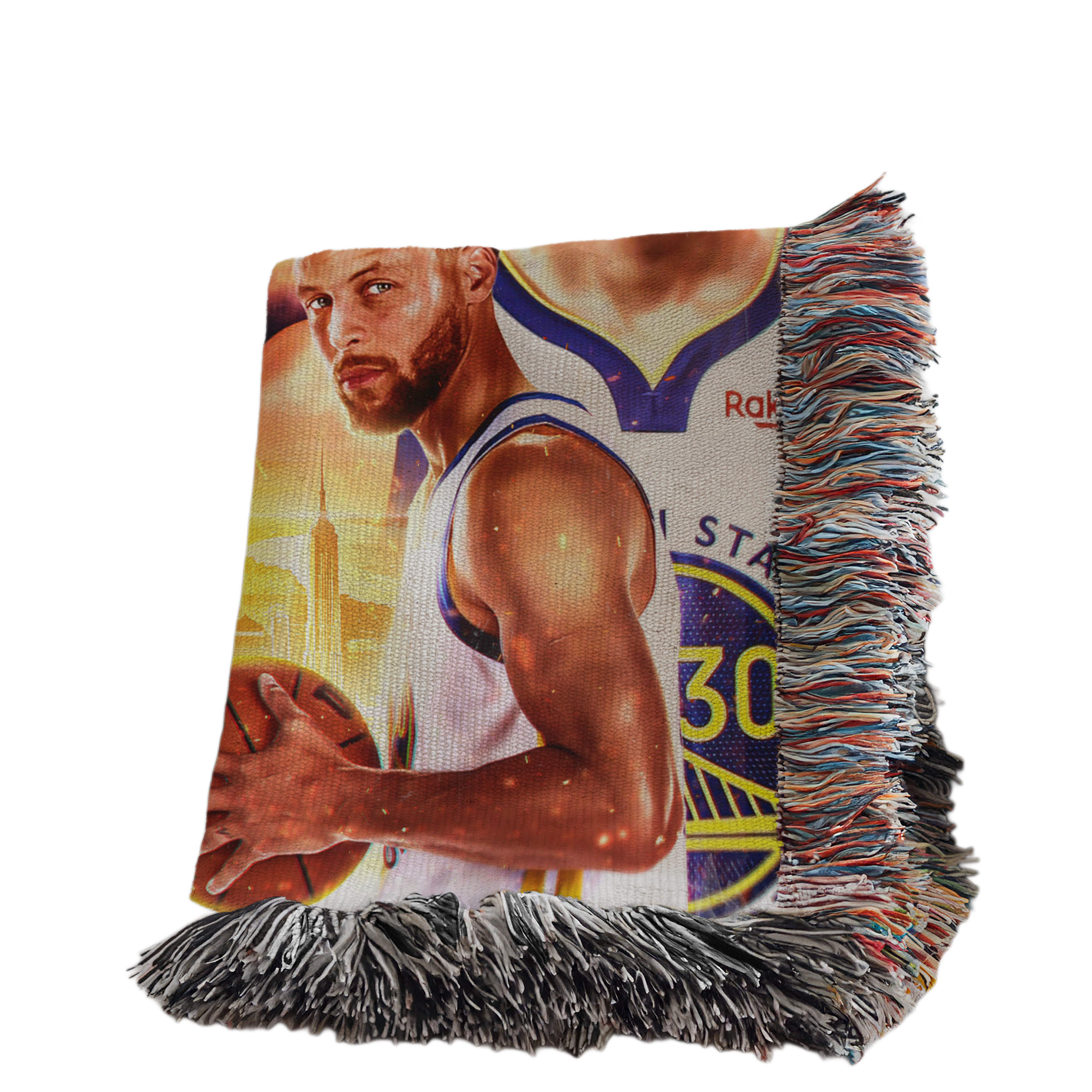 A close-up of a basketball player holding a basketball, with a jersey featuring the number 30 visible.